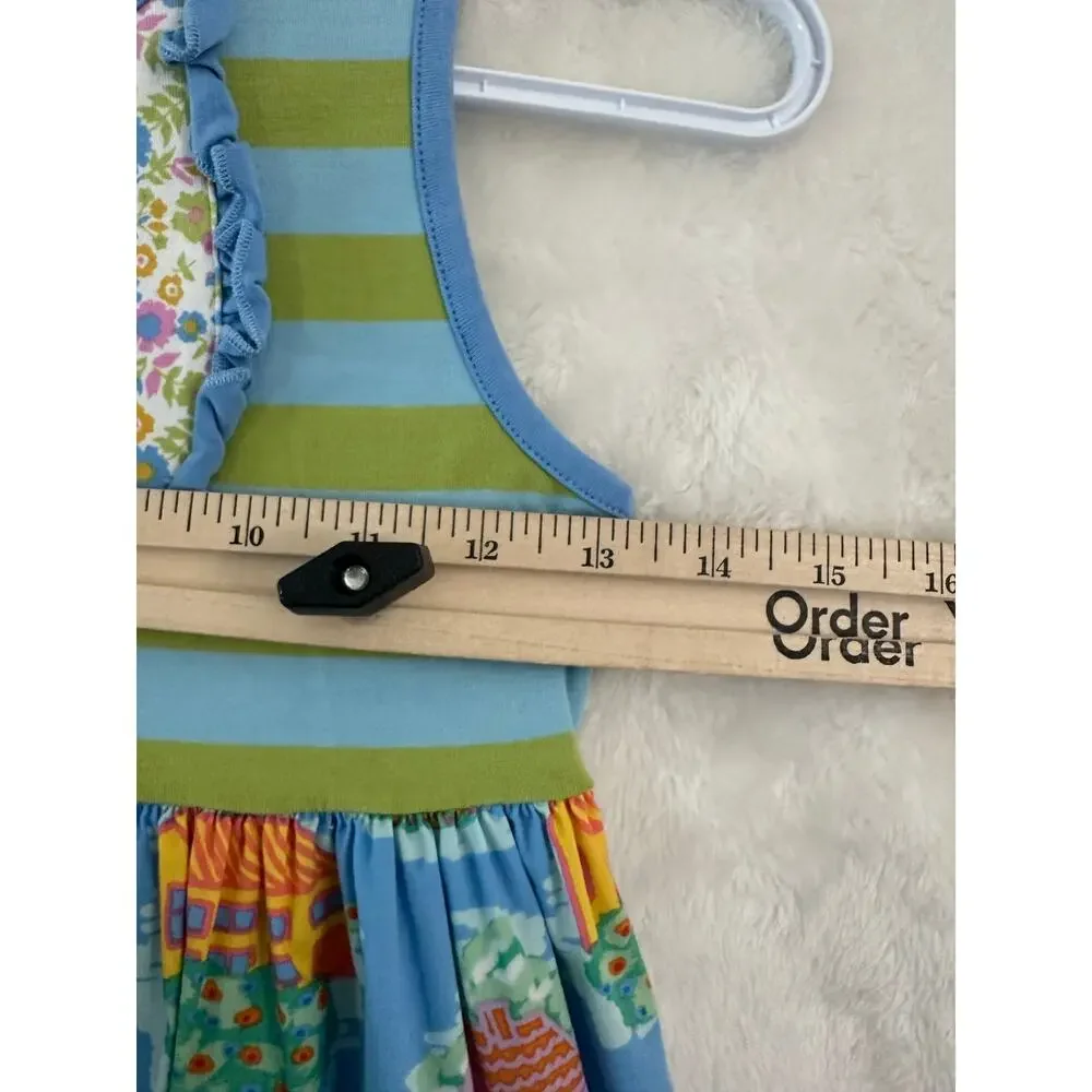Matilda Jane Home Sweet Home Dress 10 Boho Peasant Ruffle